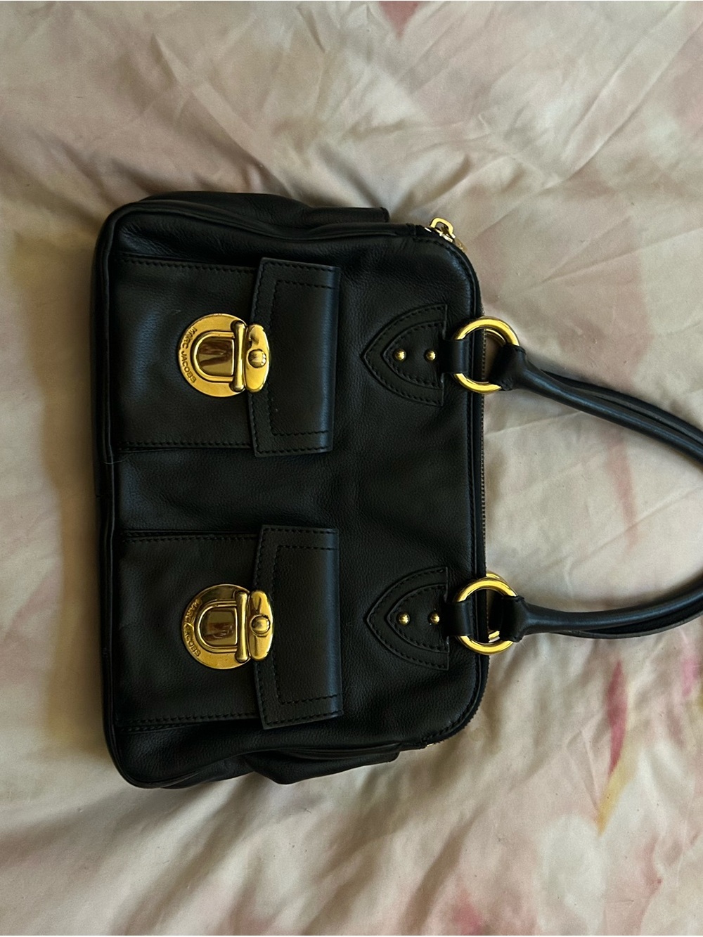 Marc Jacobs Blake in Black with Gold Hardware - Rare Like New Vintage Item!